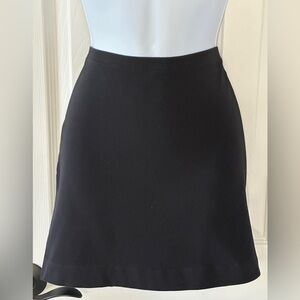 H&M Basic Black Cotton Stretch Skirt – Size Medium